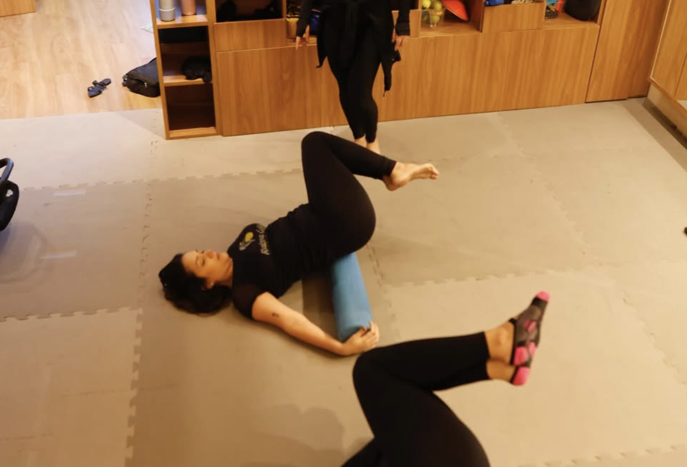 Exercício de solo no Studio Raissa Lôbo